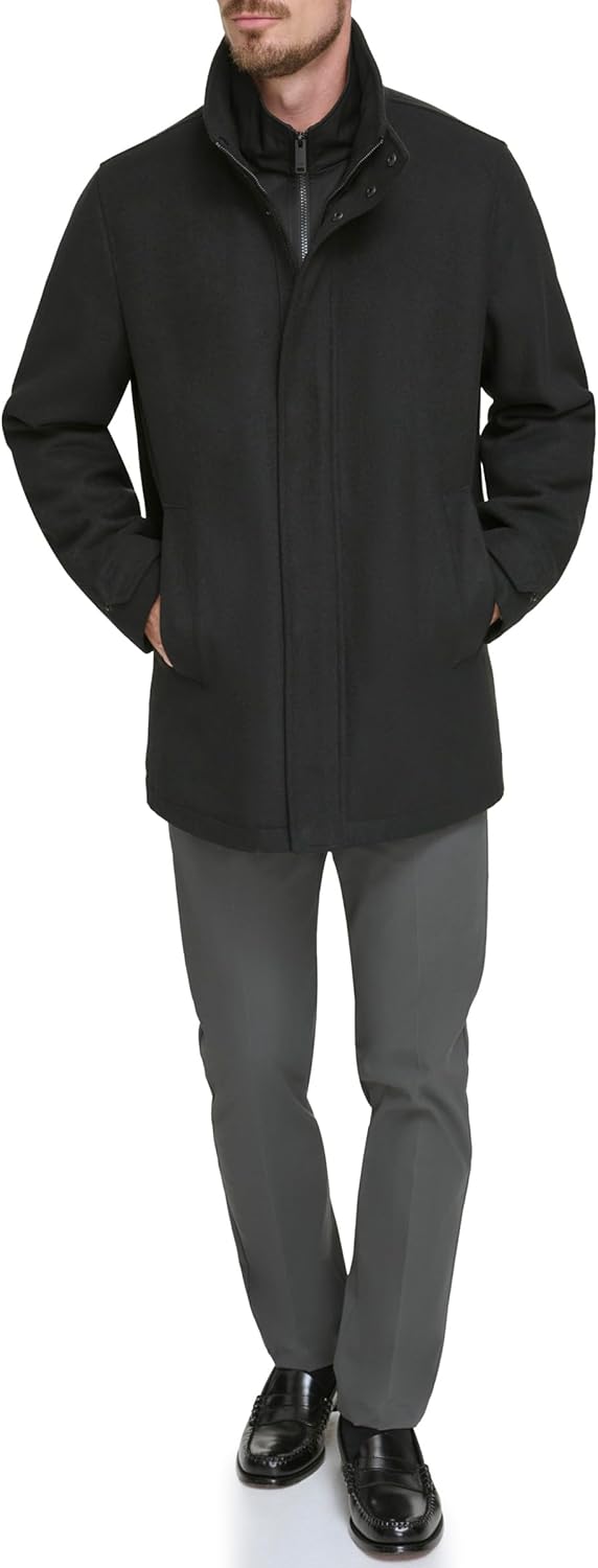 Men's Wool Melton Two Pocket Full Length Duffle Coat