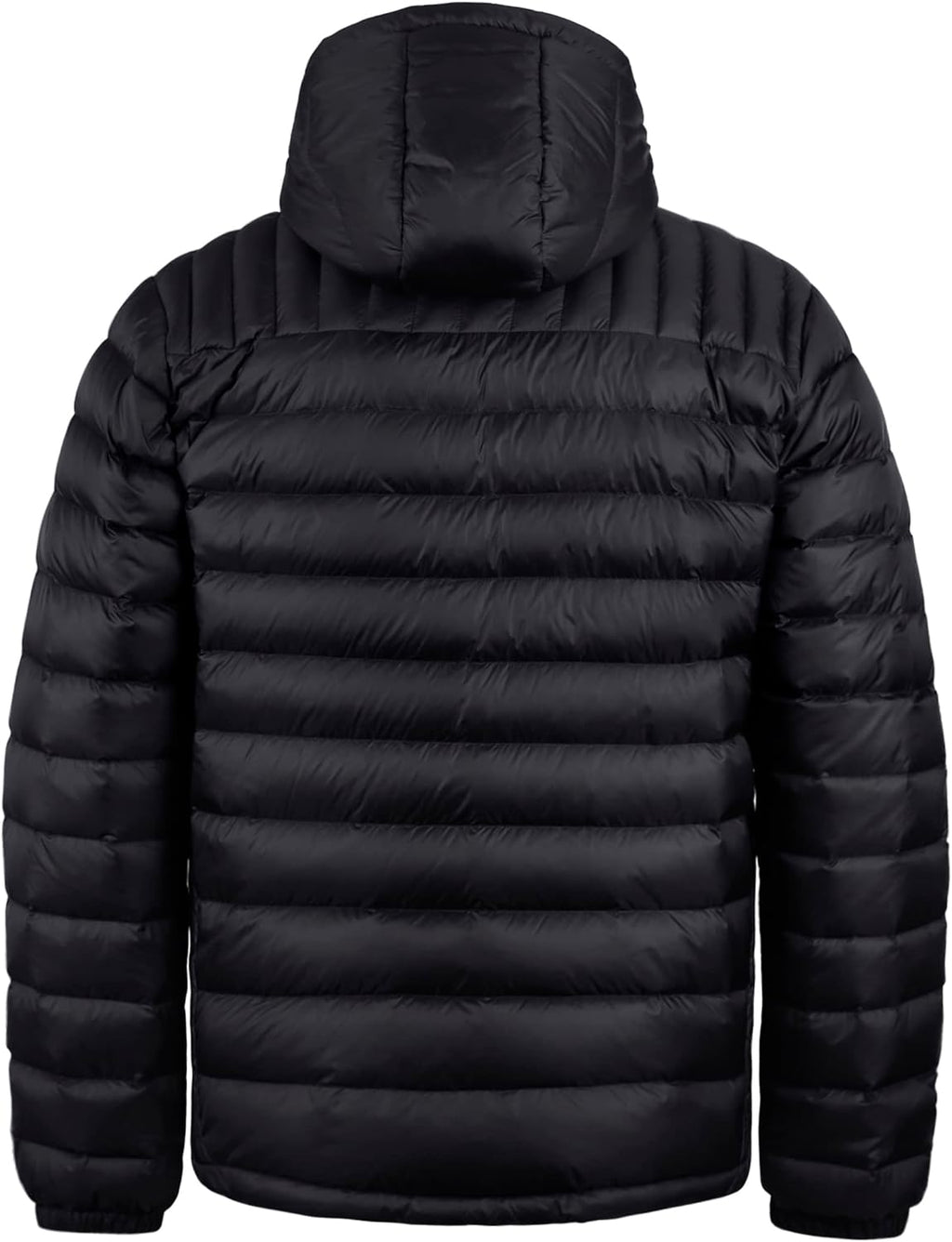 Men's Down Jacket Hooded Packable Down Puffer Jacket Lightweight Water-Resistant Insulated Down Jacket