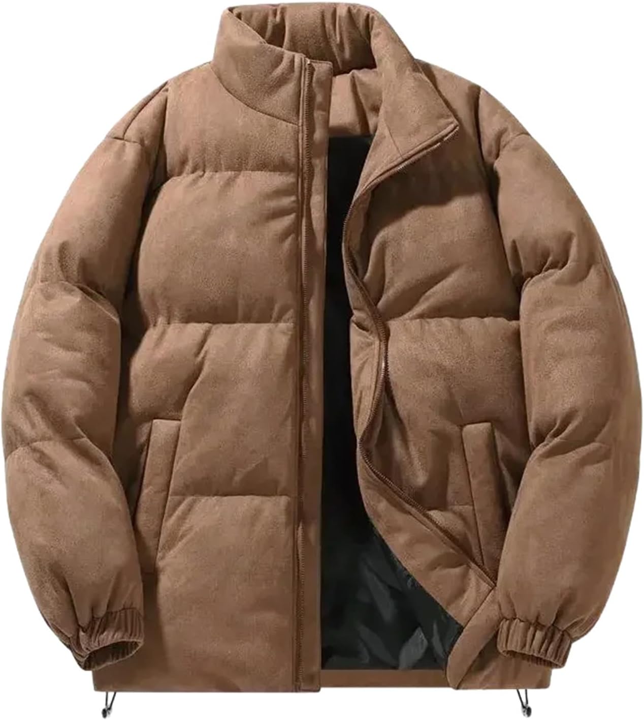 Men Short Down Jacket Lightweight Warm Padded Coat Winter Korean Style Outerwear