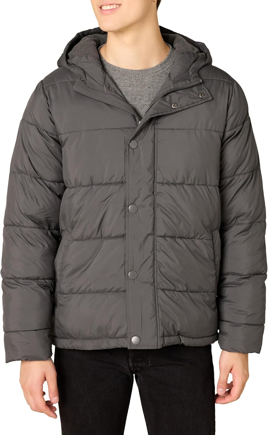 Men's Heavyweight Hooded Puffer Coat