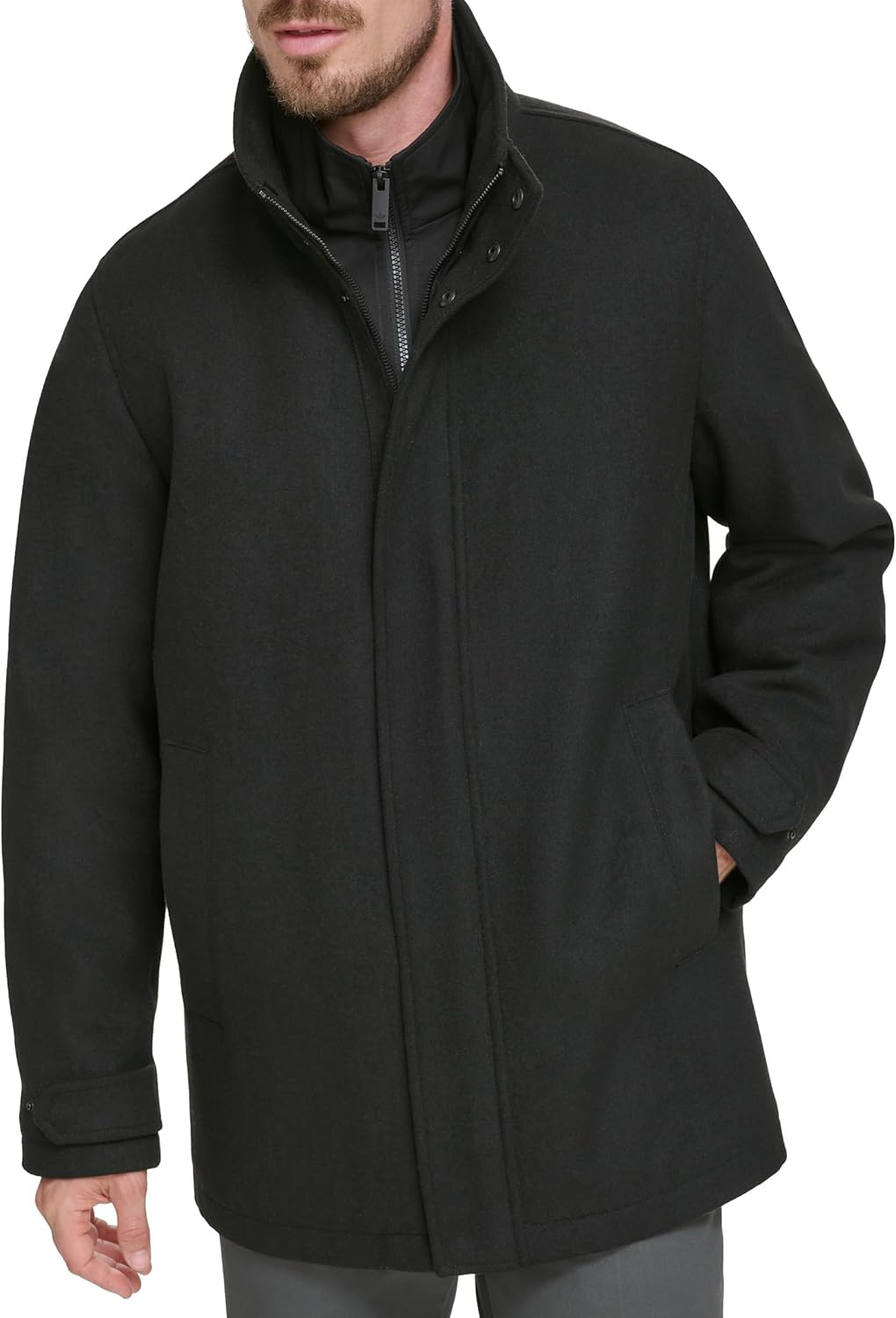 Men's Wool Melton Two Pocket Full Length Duffle Coat