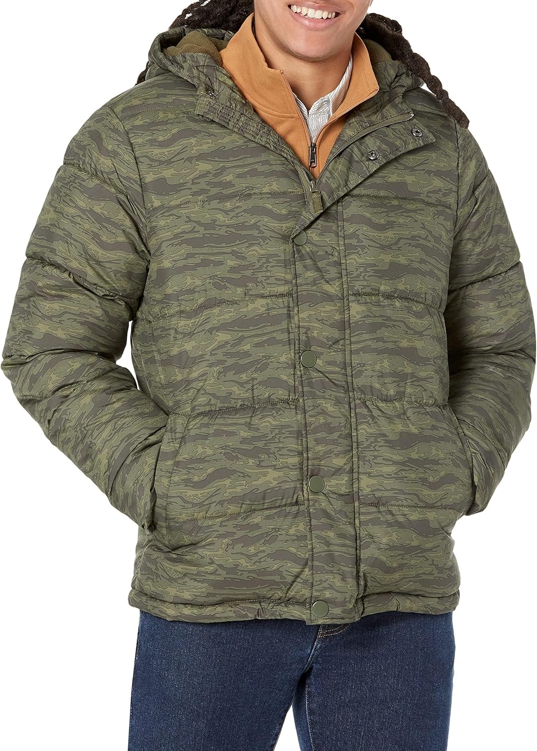 Men's Heavyweight Hooded Puffer Coat