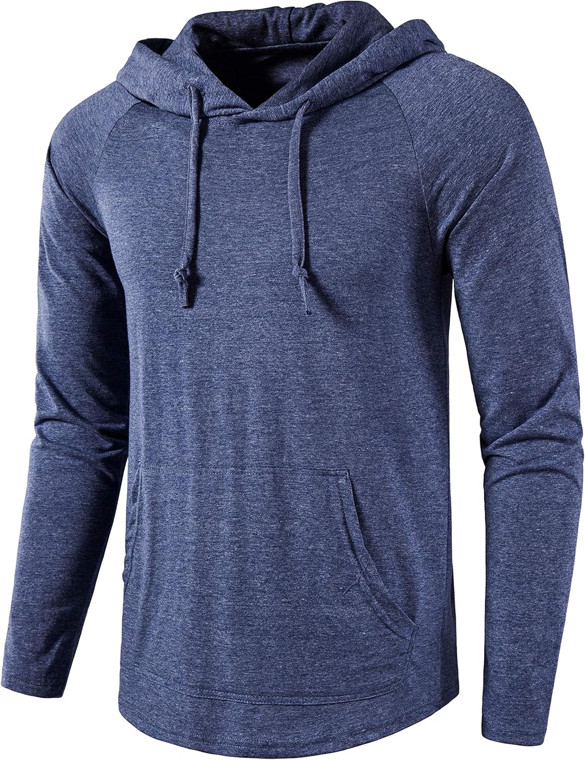 Men's Gym Workout Active Long  Pullover Lightweight Hoodie Casual Hooded Sweatshirts